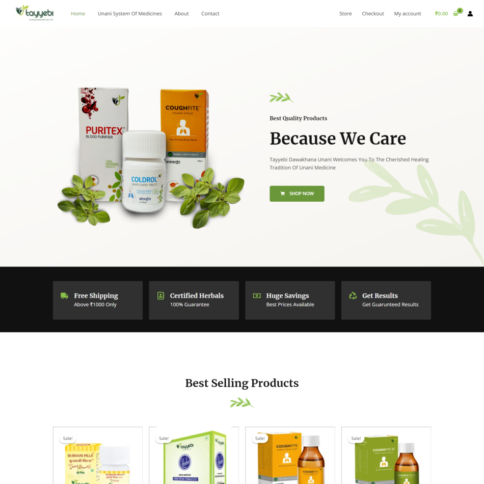 Transforming Tayyebi Herbal Health: Cutting-Edge E-commerce Solution