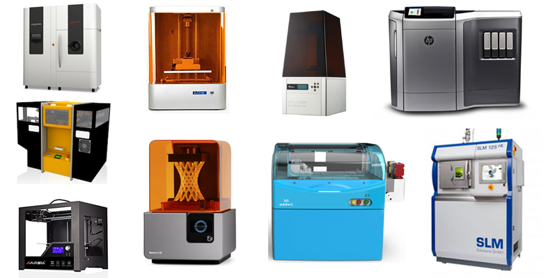 types of 3d printers